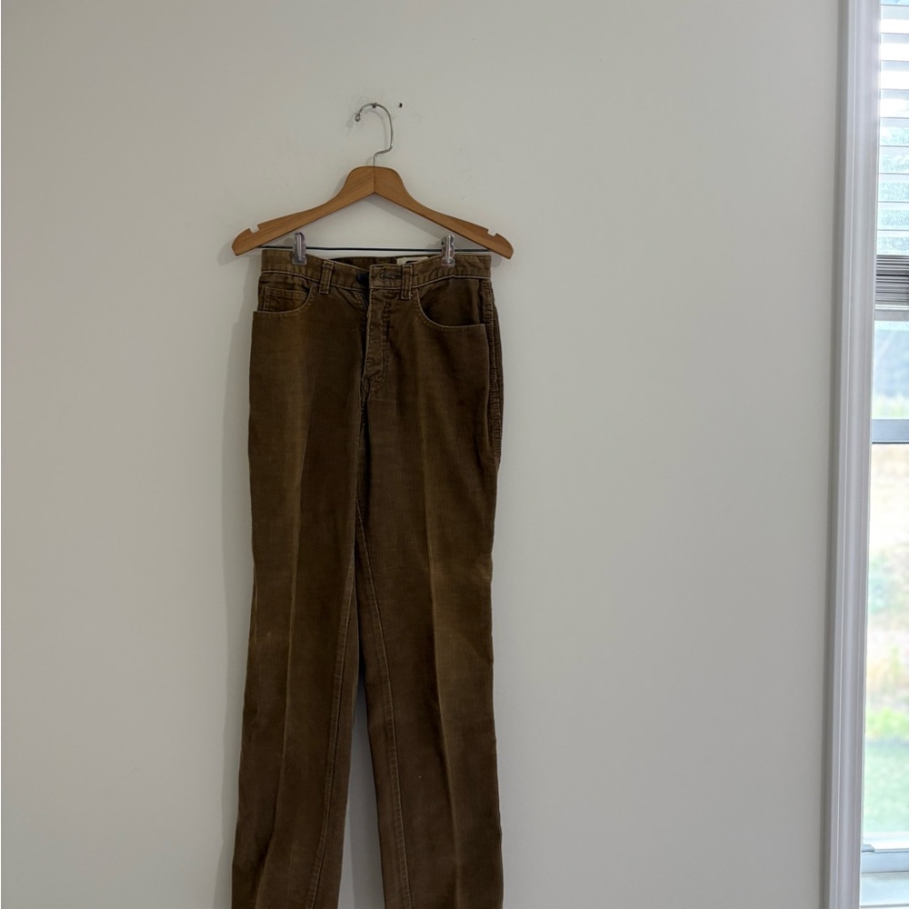 Calvin Klein Brown Corduroy Boot Cut Pants
